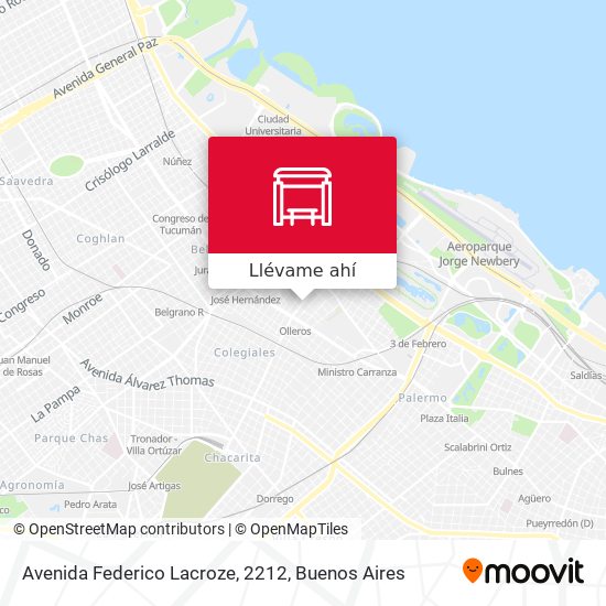 Mapa de Avenida Federico Lacroze, 2212