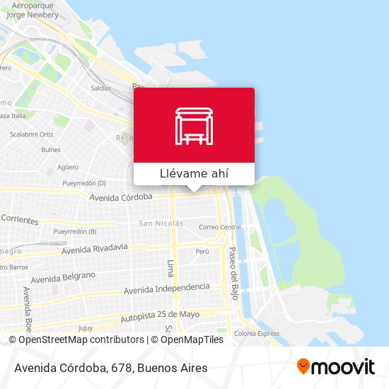 Mapa de Avenida Córdoba, 678