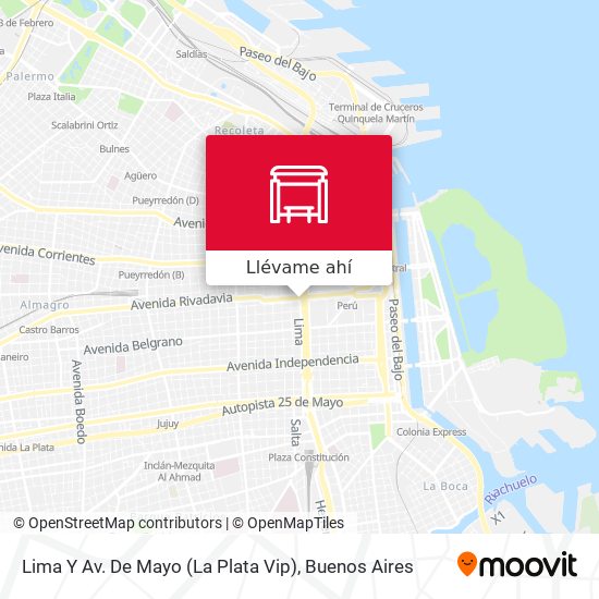 Mapa de Lima Y Av. De Mayo (La Plata Vip)