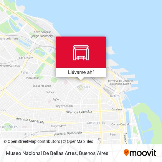 Mapa de Museo Nacional De Bellas Artes