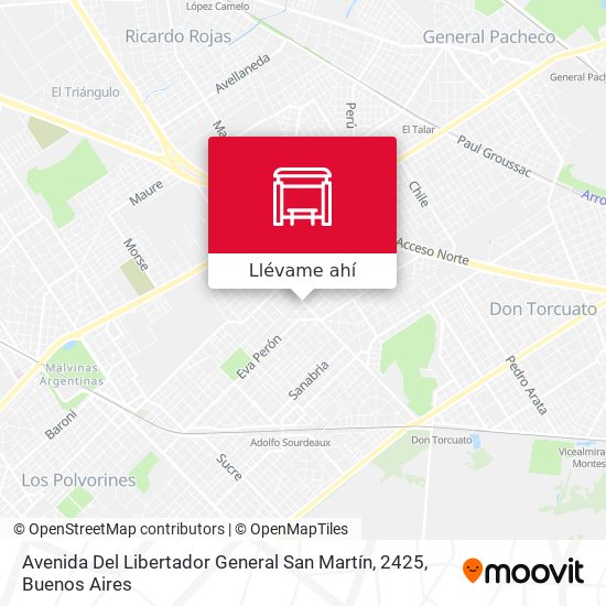 Mapa de Avenida Del Libertador General San Martín, 2425