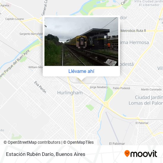 Mapa de Estación Rubén Darío