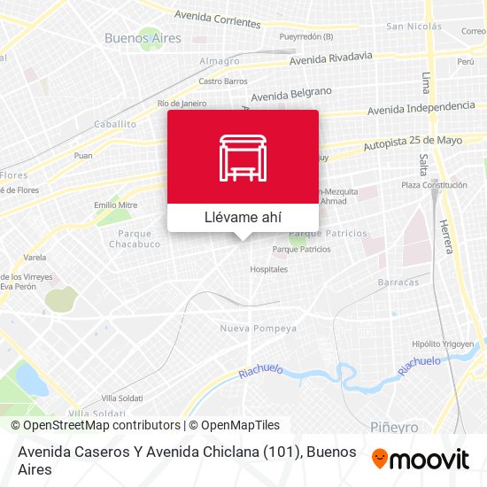 Mapa de Avenida Caseros Y Avenida Chiclana (101)