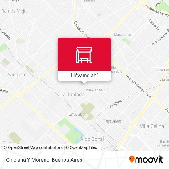 Mapa de Chiclana Y Moreno