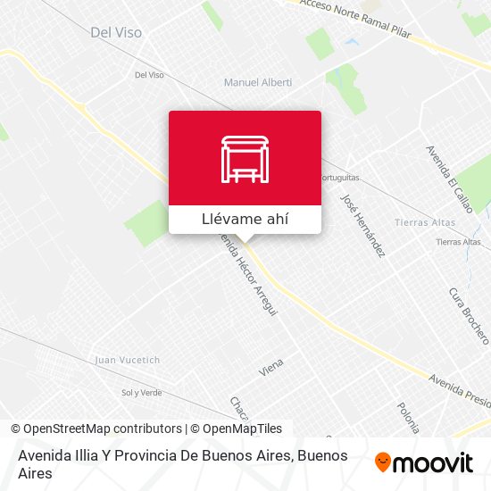 Mapa de Avenida Illia Y Provincia De Buenos Aires