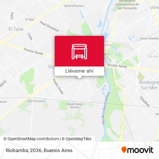 Mapa de Riobamba, 2036
