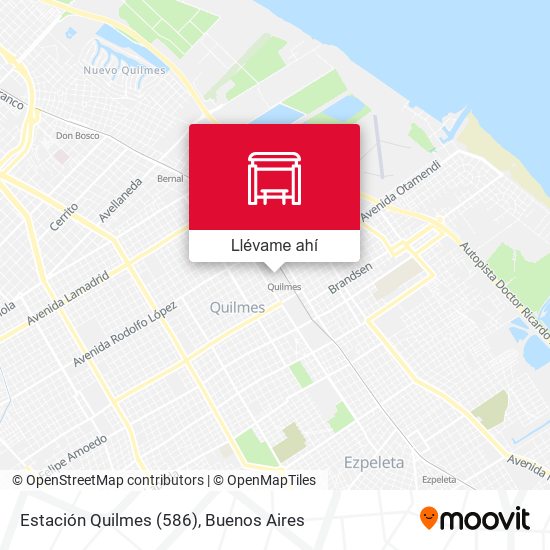 Mapa de Estación Quilmes (586)