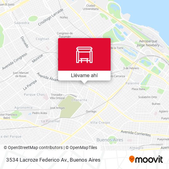 Mapa de 3534 Lacroze Federico Av.