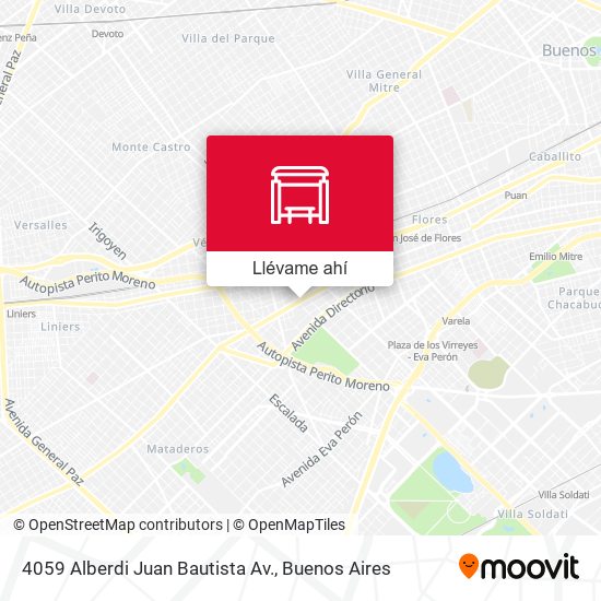 Mapa de 4059 Alberdi Juan Bautista Av.