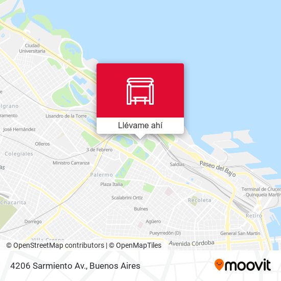 Mapa de 4206 Sarmiento Av.