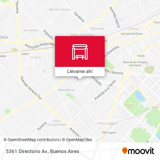 Mapa de 5361 Directorio Av.