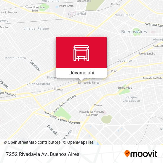 Mapa de 7252 Rivadavia Av.