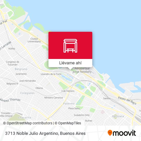 Mapa de 3713 Noble Julio Argentino