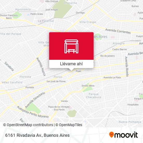 Mapa de 6161 Rivadavia Av.