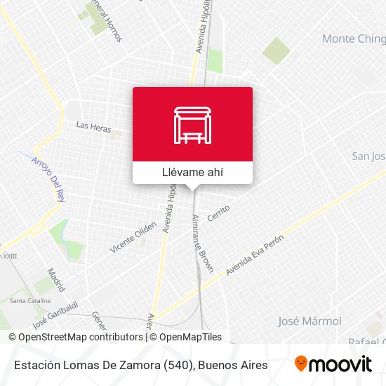 Mapa de Estación Lomas De Zamora (540)