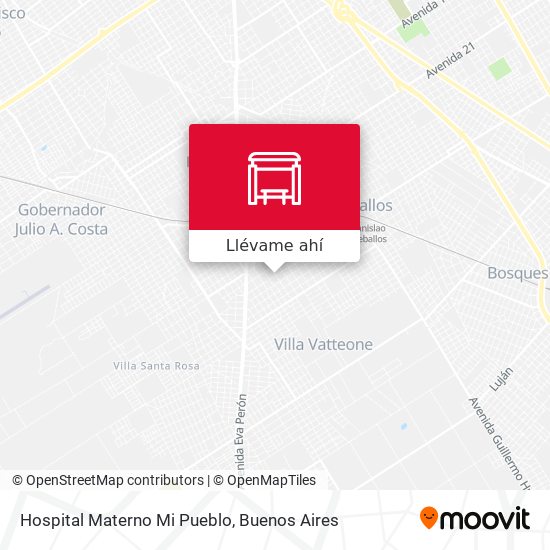 Mapa de Hospital Materno Mi Pueblo