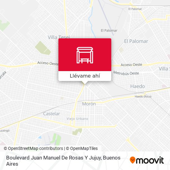 Mapa de Boulevard Juan Manuel De Rosas Y Jujuy