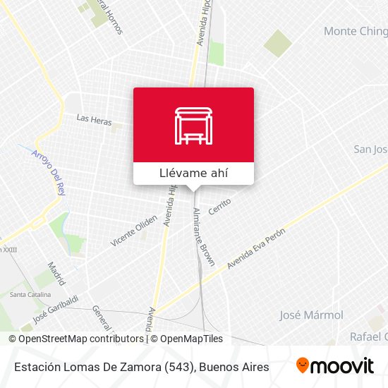 Mapa de Estación Lomas De Zamora (543)