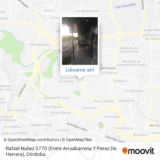 Mapa de Rafael Nuñez 3770 (Entre Arruabarrena Y Perez De Herrera)
