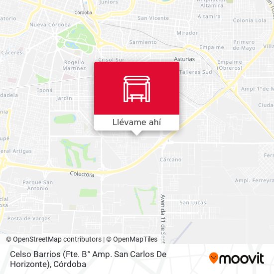 Mapa de Celso Barrios (Fte. B° Amp. San Carlos De Horizonte)