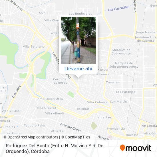 Mapa de Rodríguez Del Busto (Entre H. Malvino Y R. De Orquendo)