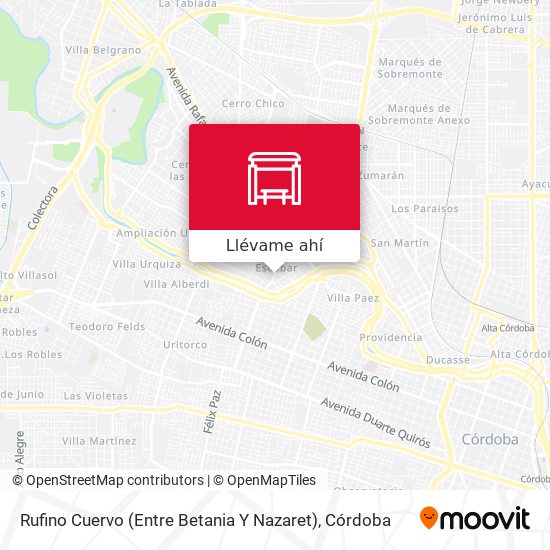 Mapa de Rufino Cuervo (Entre Betania Y Nazaret)