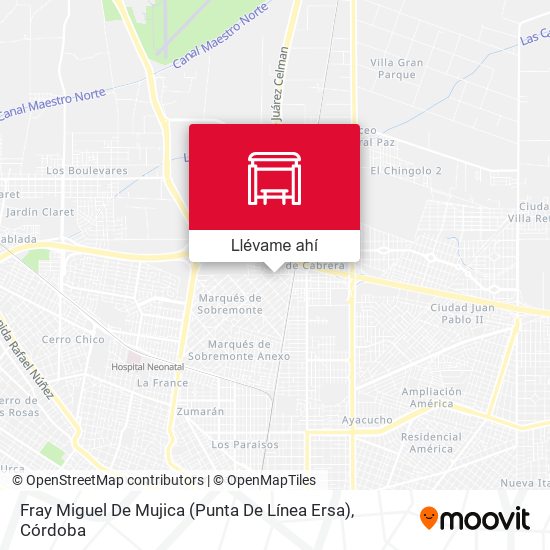 Mapa de Fray Miguel De Mujica (Punta De Línea Ersa)