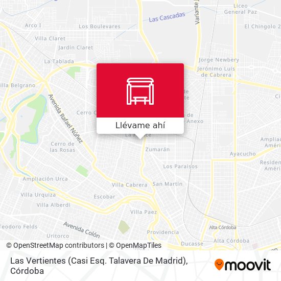 Mapa de Las Vertientes (Casi Esq. Talavera De Madrid)