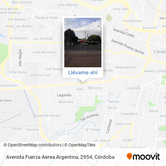 Mapa de Avenida Fuerza Aerea Argentina, 2954