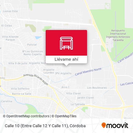 Mapa de Calle 10  (Entre Calle 12 Y Calle 11)