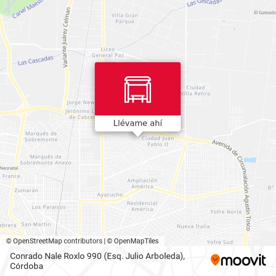 Mapa de Conrado Nale Roxlo 990 (Esq. Julio Arboleda)