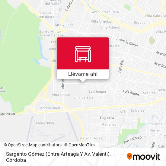 Mapa de Sargento Gómez (Entre Arteaga Y Av. Valenti)