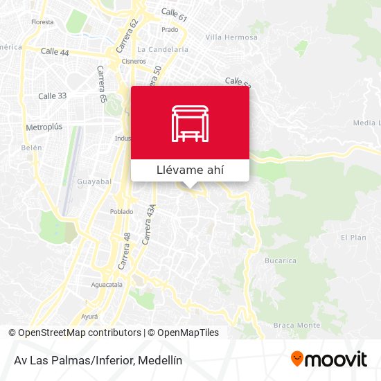 Mapa de Av Las Palmas/Inferior