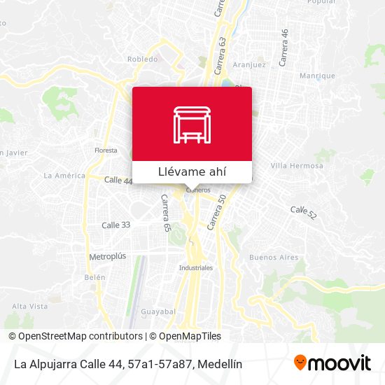 Mapa de La Alpujarra  Calle 44, 57a1-57a87