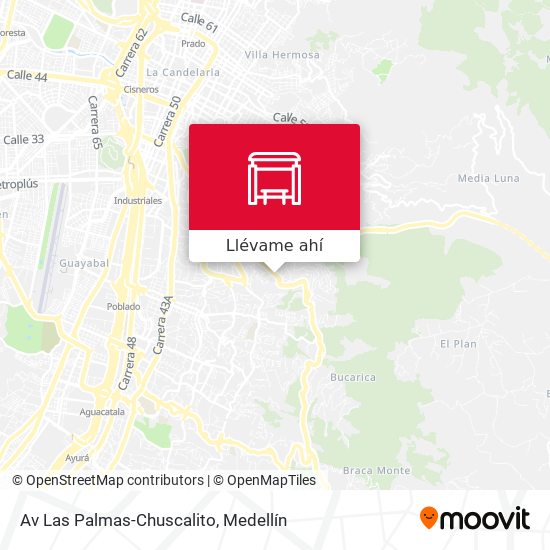 Mapa de Av Las Palmas-Chuscalito