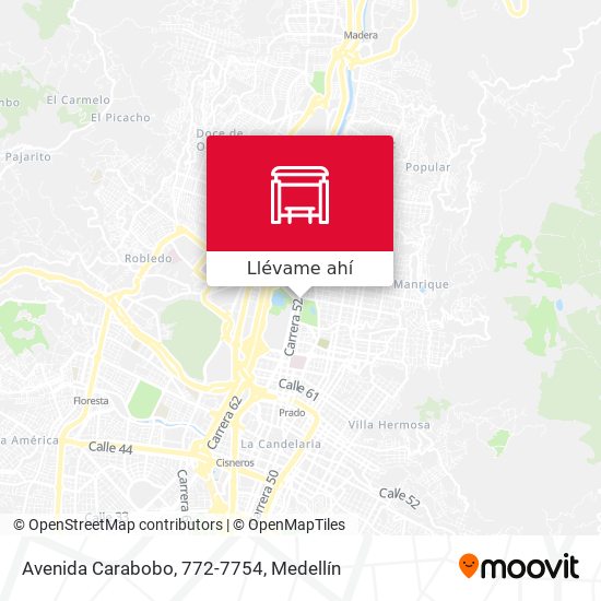 Mapa de Avenida Carabobo, 772-7754