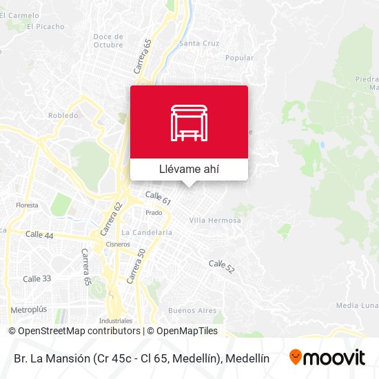 Mapa de Br. La Mansión (Cr 45c - Cl 65, Medellín)