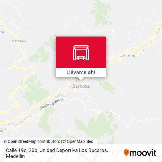 Mapa de Calle 19c, 20b, Unidad Deportiva Los Bucaros