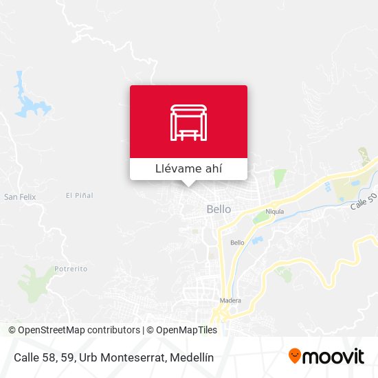 Mapa de Calle 58, 59, Urb Monteserrat