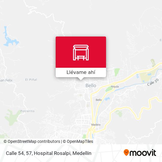 Mapa de Calle 54, 57, Hospital Rosalpi