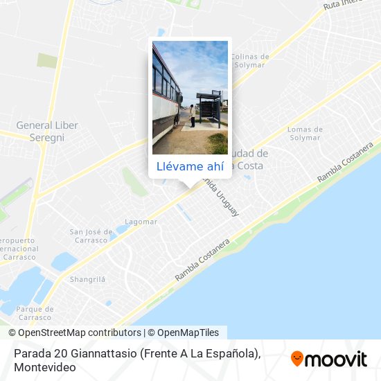 Mapa de Parada 20 Giannattasio (Frente A La Española)