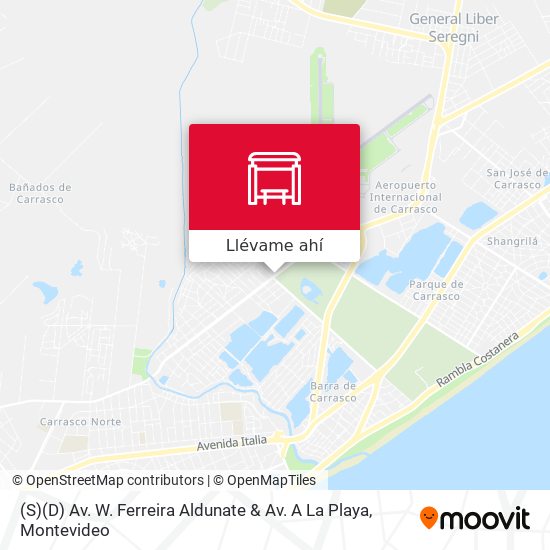 Mapa de (S)(D) Av. W. Ferreira Aldunate & Av. A La Playa
