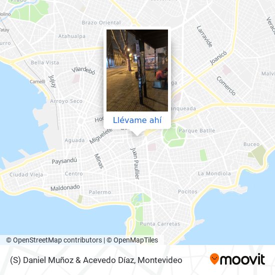 Mapa de (S) Daniel Muñoz & Acevedo Díaz