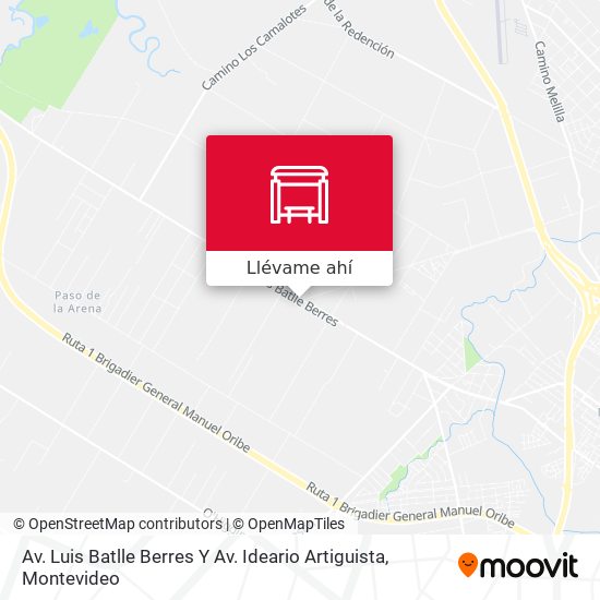 Mapa de Av. Luis Batlle Berres Y Av. Ideario Artiguista