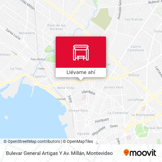 Mapa de Bulevar General Artigas Y Av. Millán