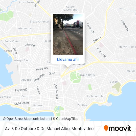 Mapa de Av. 8 De Octubre & Dr. Manuel Albo