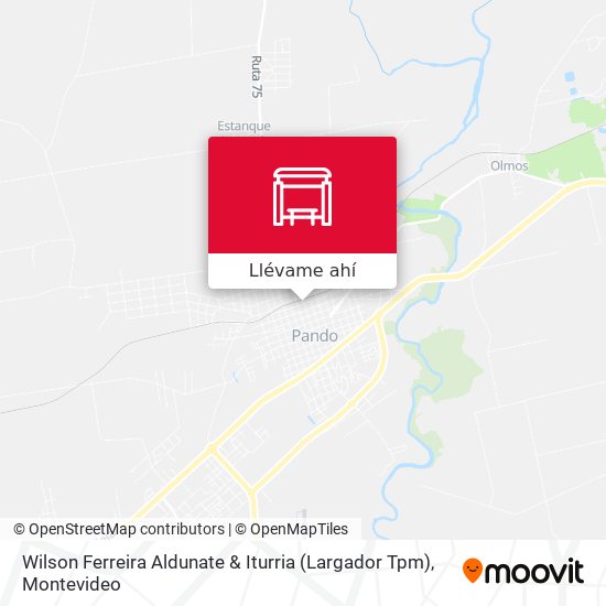 Mapa de Wilson Ferreira Aldunate & Iturria (Largador Tpm)