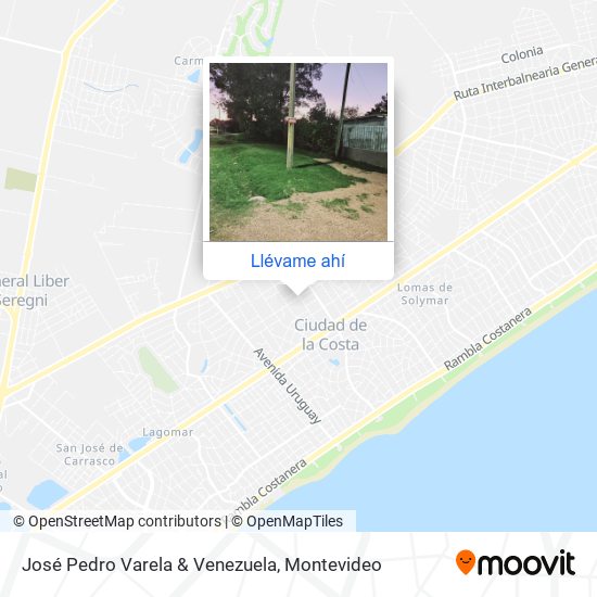 Mapa de José Pedro Varela & Venezuela
