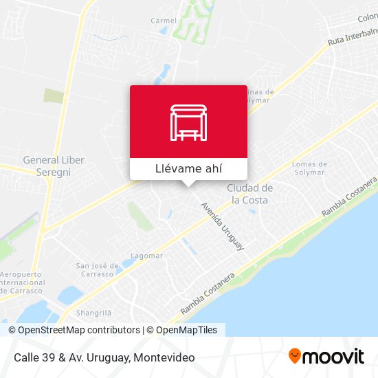Mapa de Calle 39 & Av. Uruguay