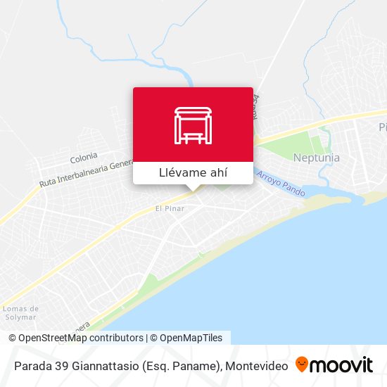 Mapa de Parada 39 Giannattasio (Esq. Paname)